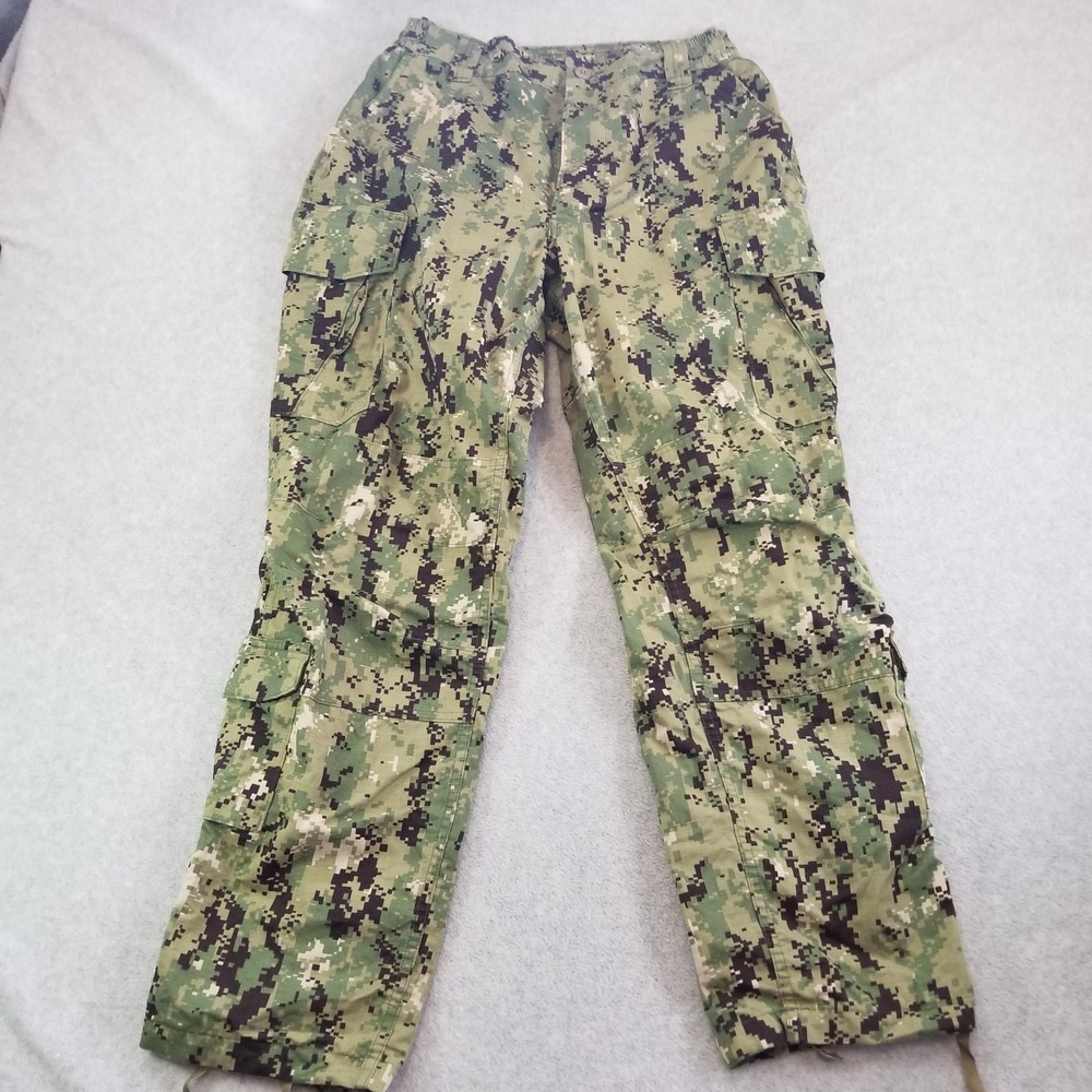 US Navy Pants‎ Medium Reg Working Uniform Type III NWU Seals Military Camo AOR2